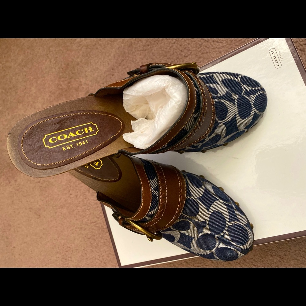 Coach Clog Heel Size 9